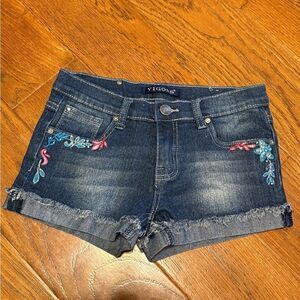 Vigoss size girls 14 embellished jeans shorts
